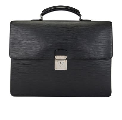 Robusto 2 Compartment Briefcase, front view
